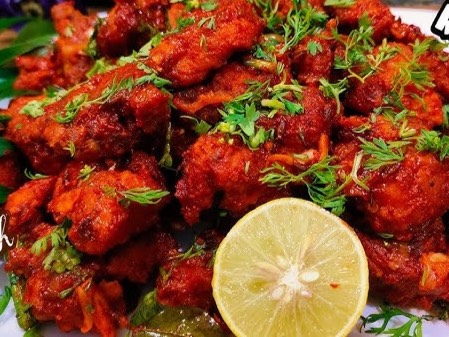Al Faham chicken mandi—smoke-grilled Arabian chicken over saffron rice